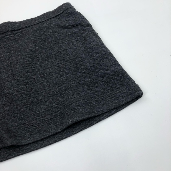 Marine Layer Grey Quilted Mini Skirt - Picture 3 of 5